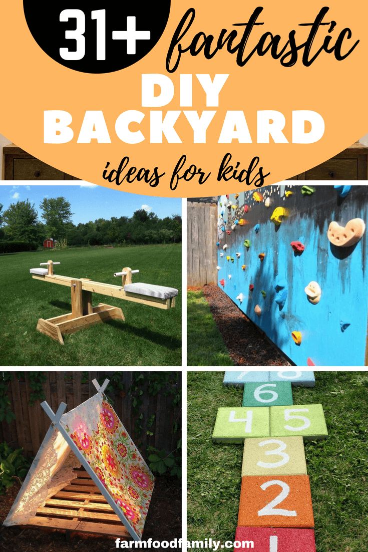 the ultimate diy backyard ideas for kids that are fun and easy to do with