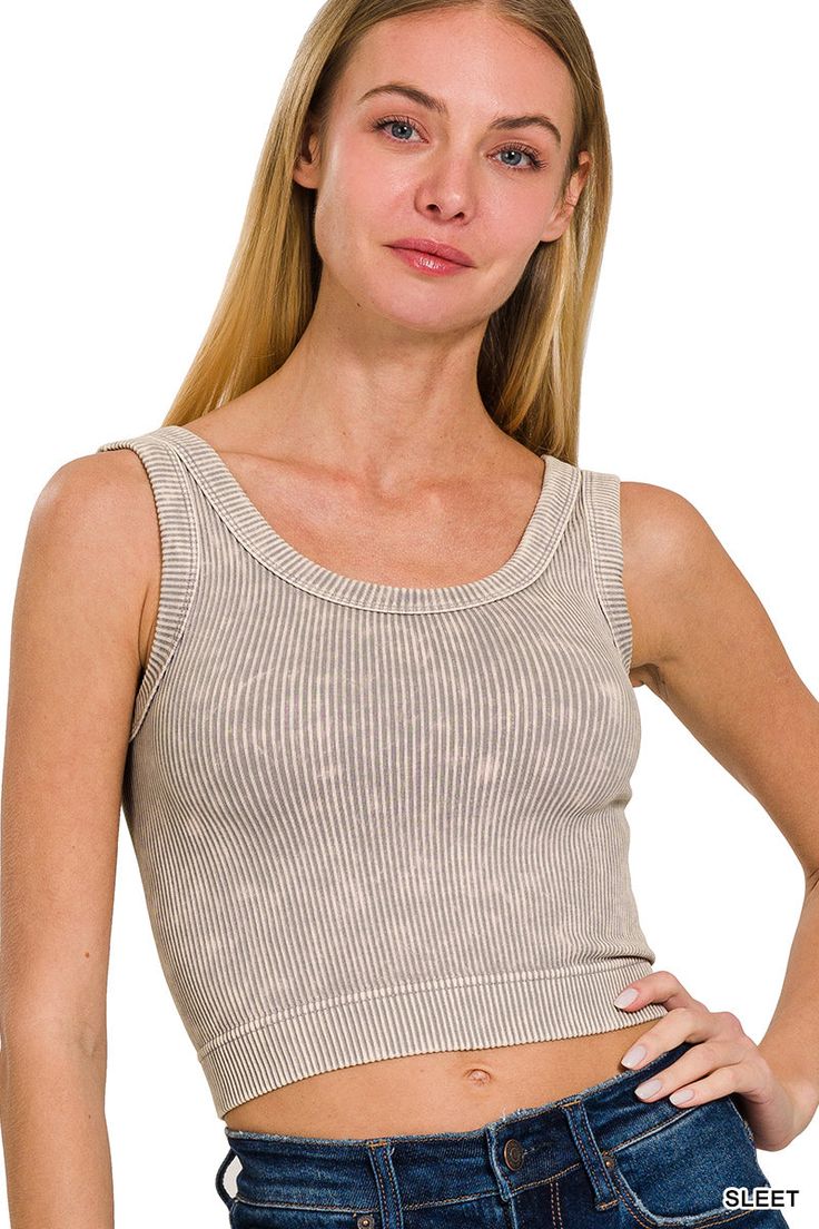 Experience ultimate comfort and style with our Miley Seamless Cropped Tank! Made from a luxurious blend of 90% nylon and 10% spandex, this top features a cropped cut, seamless design, and ribbed texture, providing mega stretch and an ultra-soft feel. The washed detail adds a unique touch, making it a must-have for any wardrobe. Cropped Stretchy Buttery Soft Fitted Ribbed Acid wash S/M = 4-10 L/XL = 10-14 Long Blond, Athletic Body, Live Fit, Bad Habit, Denim Outerwear, Shoes Sandals Heels, Cropped Cami, Light Teal, Long Blonde Hair