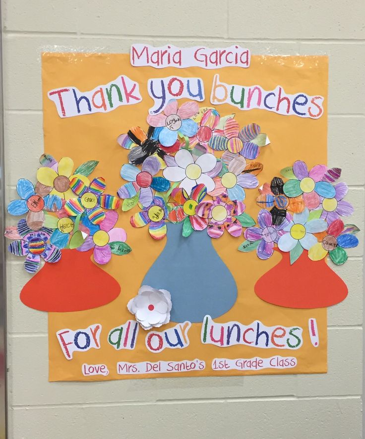 a bulletin board with flowers on it