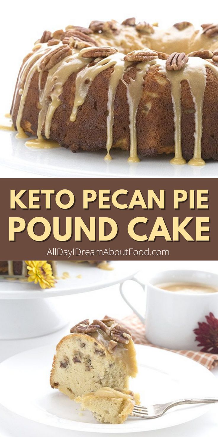 this keto pecan pie pound cake is delicious and easy to make