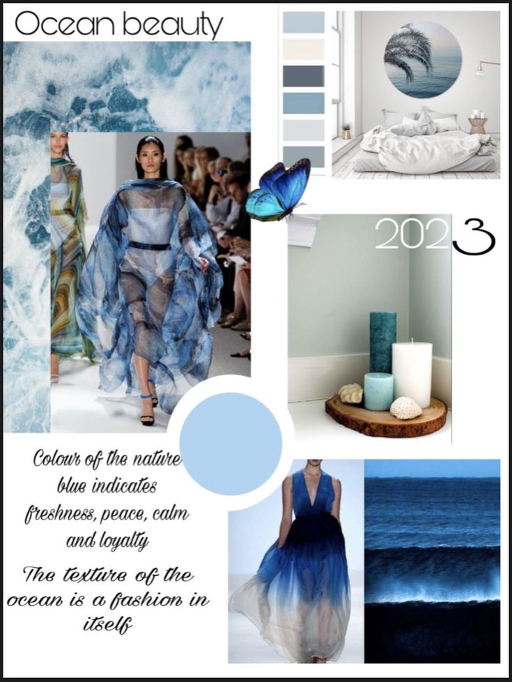 moodboard ocean bluemoodboard blue fashion oceandress Theme Board Ideas Fashion, Ocean Theme Mood Board, Waves Mood Board, Sea Moodboard Fashion, Ocean Theme Board, Ocean Theme Fashion, Portfolio Themes Ideas, Ocean Mood Board, Sea Moodboard