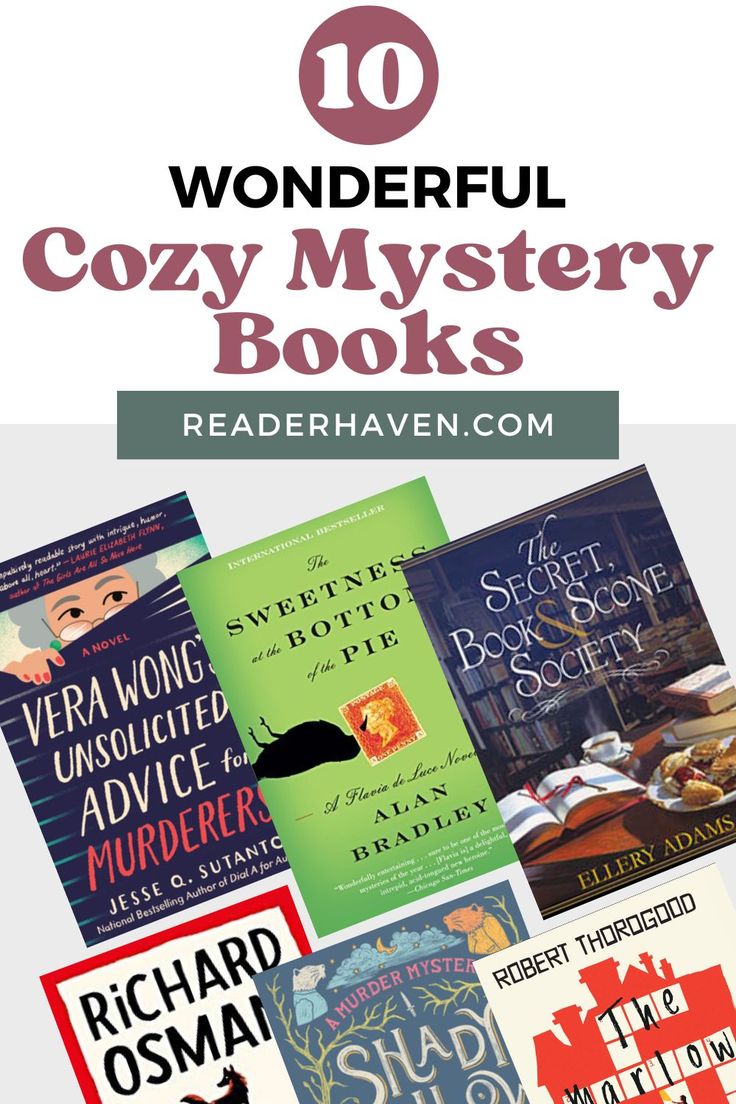 the top ten wonderful cozy mystery books