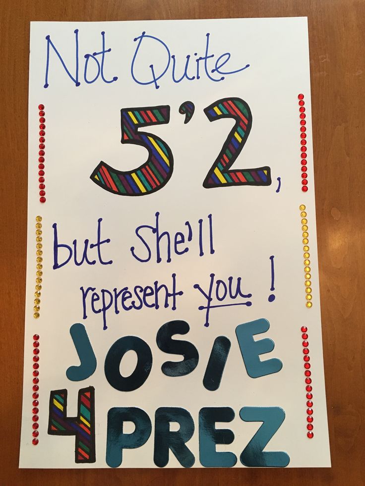 a sign that reads, not quite 52 but she'll represent you jose prez