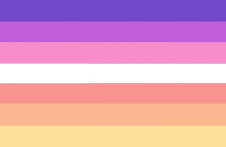 a rainbow colored background with horizontal stripes