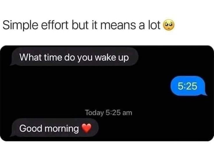 two texts that say it's okay to wake up