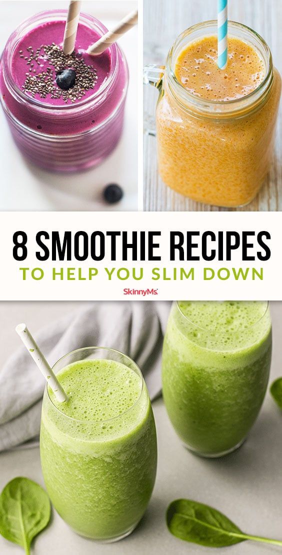 smoothie recipes to help you slim down