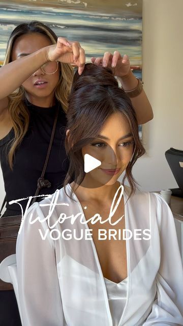 Face Framing Hair Pieces Ponytail, Face Framing With Ponytail, Brides Ponytail Hairstyles, Face Framing Updo Wedding, High Bun With Front Pieces Out, Face Framing Bridal Hair, Mid Height Bun, Veil With Ponytail, Face Framing Ponytail