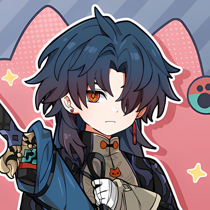 Yingxing Icon, Hsr Yingxing, Blade Hsr Pfp Icon, Blue Star Aesthetic, Honkai Blade, Blade Pfp Honkai Star Rail, Blade Pfp, Blade Icon, Blade Honkai Star Rail