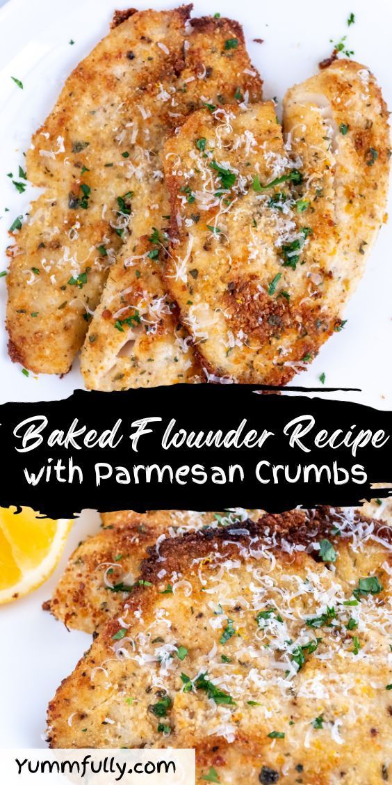 baked fritter recipe with parmesan crumbs on a white plate