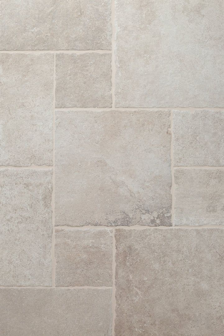 Chastleton Grey Stone Effect Porcelain Tiles | Quorn Stone Tumbled Porcelain Floor Tile, Tile That Looks Like Stone, Stone Flooring Pattern, Natural Stone Tile Bathroom, Quorn Stone, Kitchen Floor Tile Design, Stone Floor Texture, Stone Floor Bathroom, Stone Tile Texture