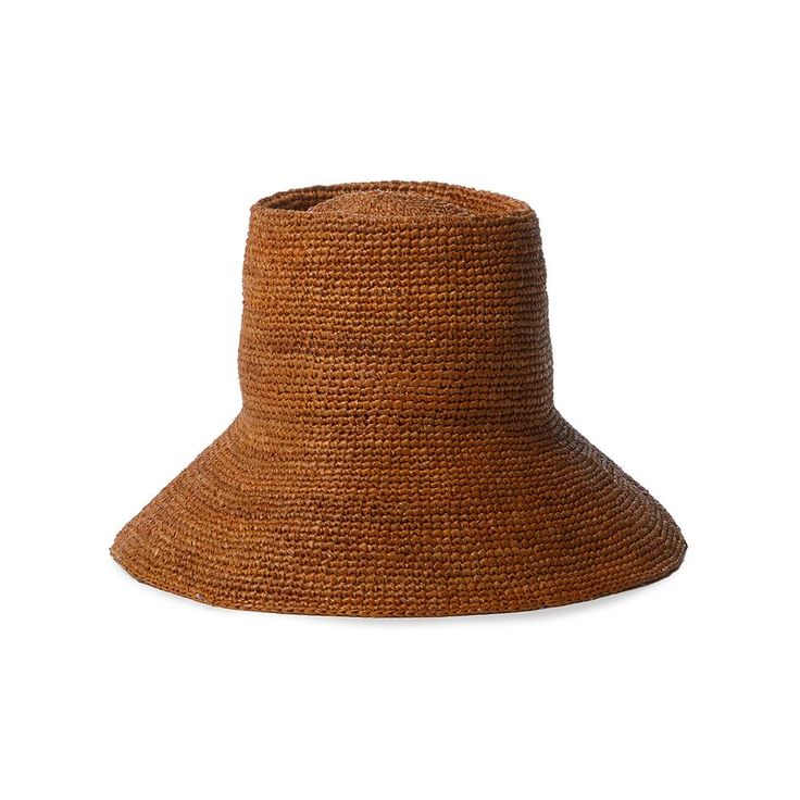 JANESSA LEONE - Chestnut Packable Straw Bucket Hat - FELIX Brown Woven Straw Bucket Hat, Woven Straw Bucket Hat With Flat Brim, Natural Straw Bucket Hat With Flat Brim, Brown Straw Bucket Hat With Flat Brim, Natural Woven Bucket Hat With Short Brim, Woven Straw Bucket Hat With Brim, Brown Straw Bucket Hat With Curved Brim, Woven Straw Brimmed Bucket Hat, Woven Straw Bucket Hat With Short Brim