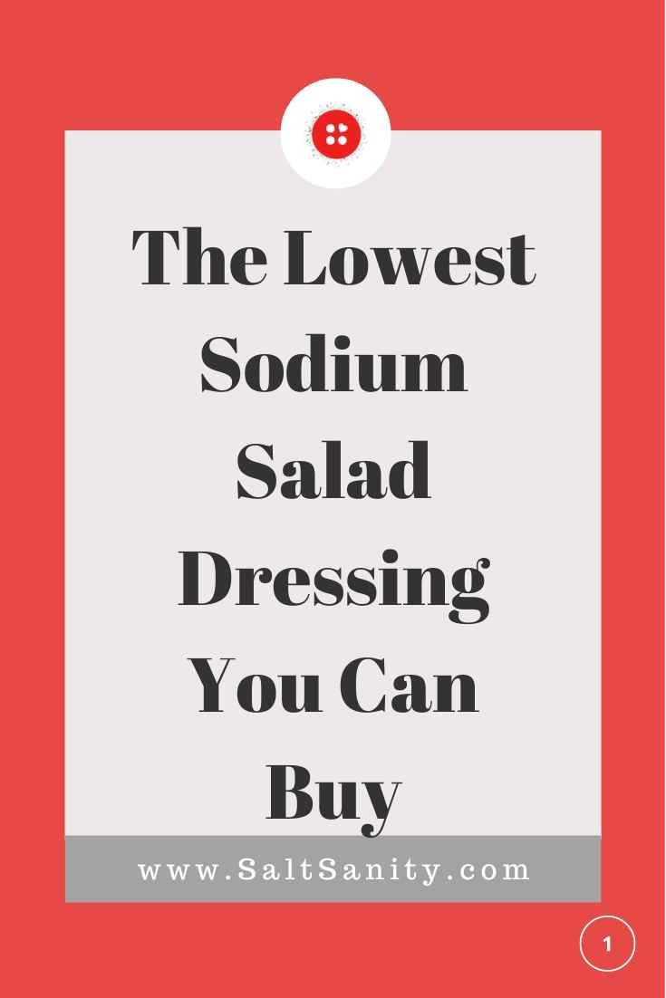 the lowest soldum salad dressing you can buy