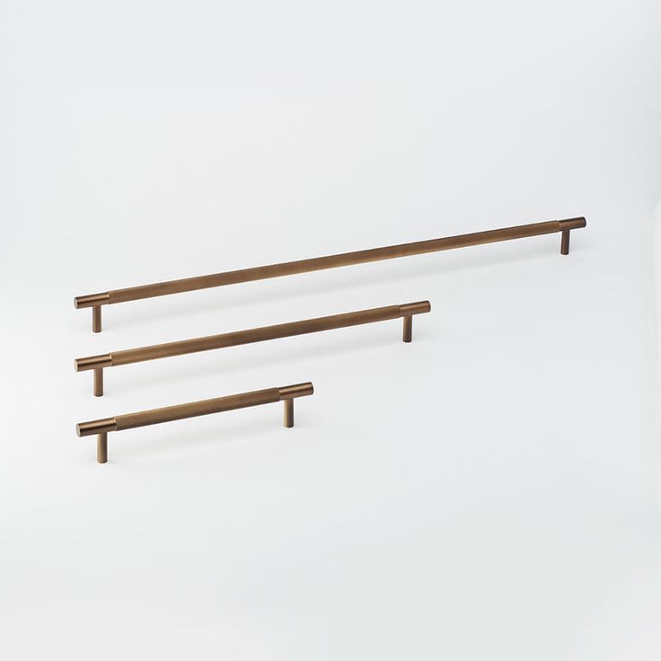 two wooden shelfs are shown against a white background