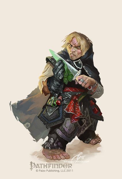 Rouge Assassin, Halfling Male, Leather Cloak, Halfling Rogue, Rogue Assassin, Hobbit Art, Pathfinder Character, Fantasy Role Playing, Heroic Fantasy