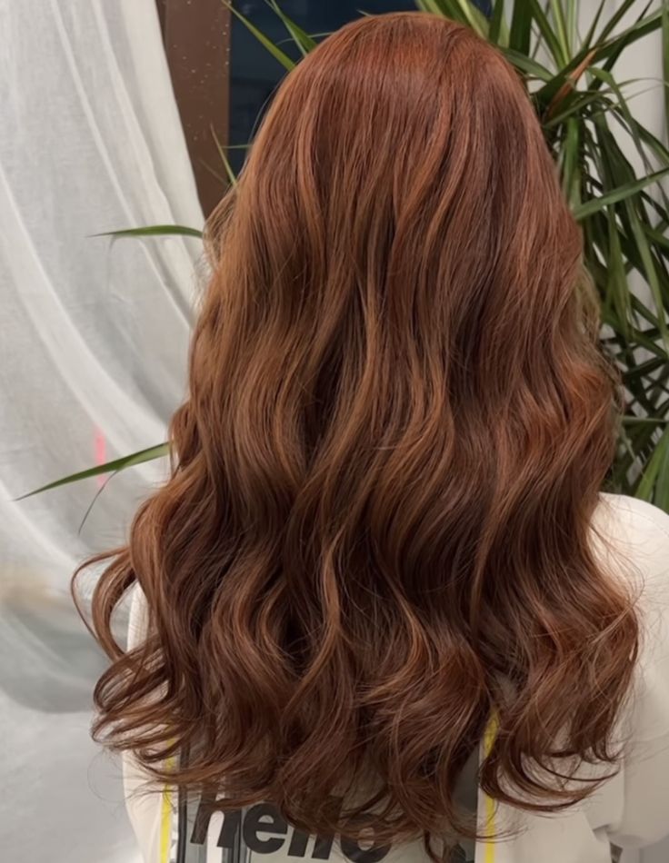 Auburn Hair With Brown Lowlights, Cafe Hair Color, Hair Color Ideas Ginger Brown, Brown Red Hair Natural, Hair Color Ginger Brown, Kdrama Hair Color, Brown Hair With Ginger Balayage, Dark Cooper Short Hair, Brown With Red Undertones Hair