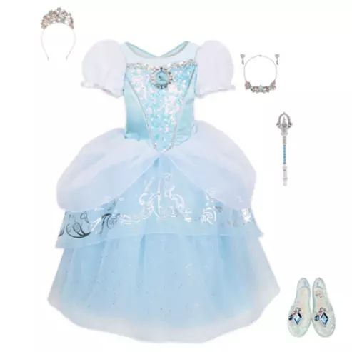 Cinderella Costume Collection for Kids Princess Cinderella Costume, Cinderella Dress Costume, New Cinderella, Disney Princess Costumes, Royal Ball, Cinderella Costume, Costume For Kids, Disney Princess Cinderella, Organza Sleeves