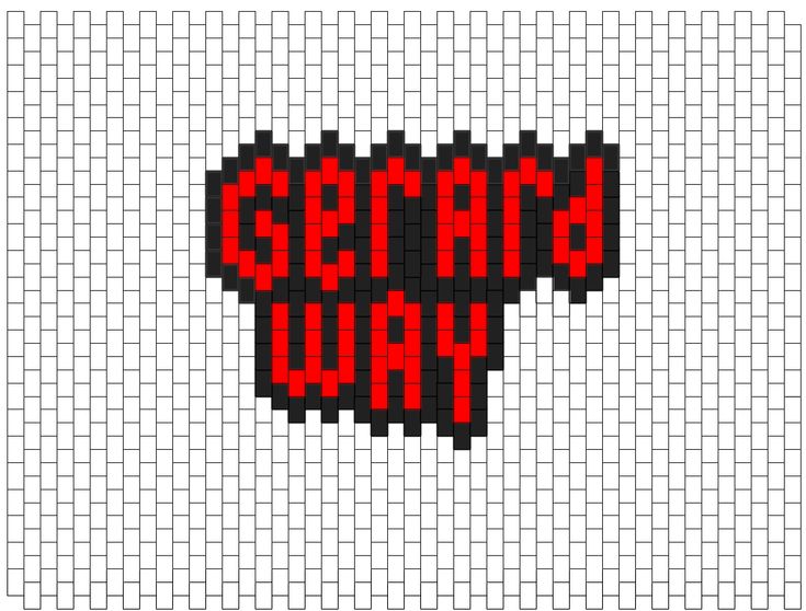 an image of a pixelated text that reads,'getty way'in red