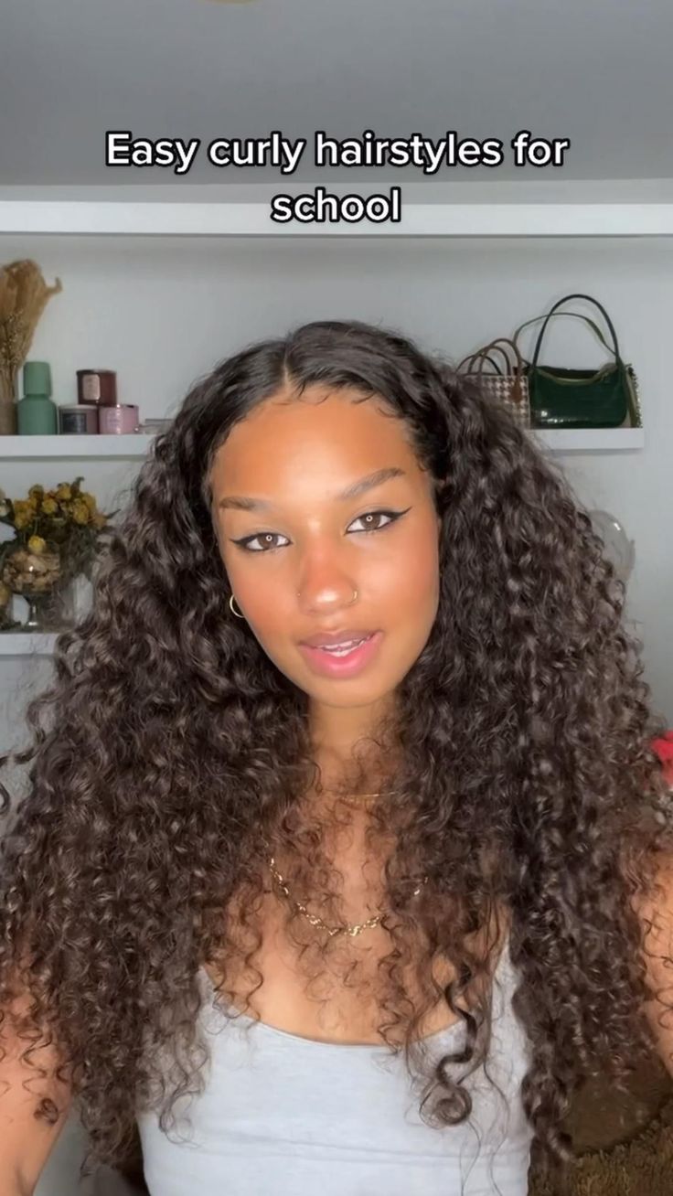 Curly Hair Care Routine, Mixed Curly Hair, Curly Hair Videos, Cute Curly Hairstyles, Skirt Wrap, Curly Hair Styles Easy, Natural Curls Hairstyles, Hairdos For Curly Hair, Peinados Fáciles Para Cabello Corto