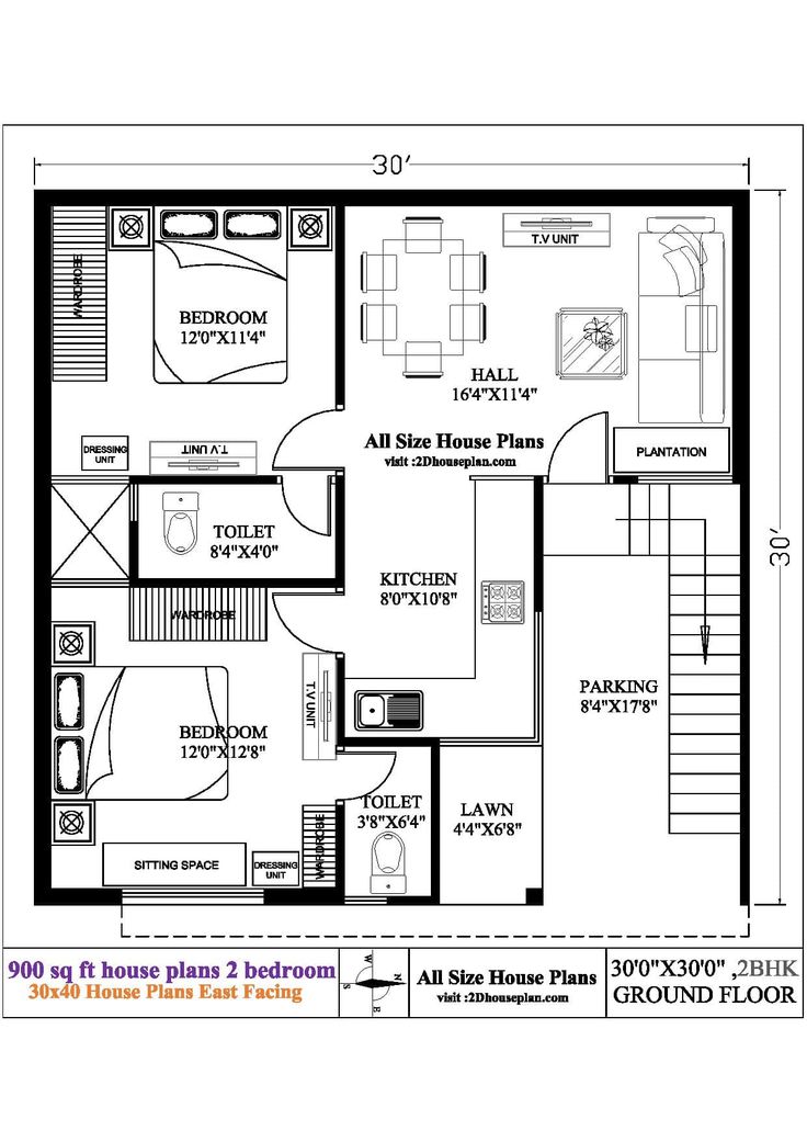 the floor plan for a small house