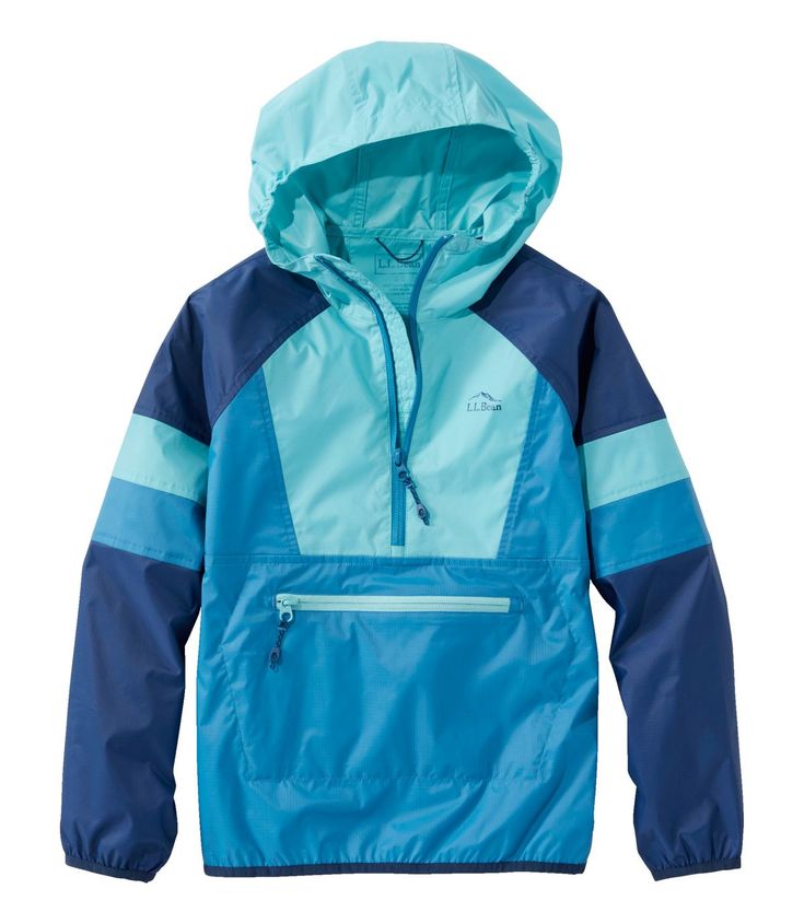 Kids' Wind and Rain Anorak | Jackets & Vests at L.L.Bean Kids Rain, Kids Fleece, Gloomy Day, Wind And Rain, Anorak Jacket, Kids Outerwear, Marine Blue, Kids Coats, Kids Pants