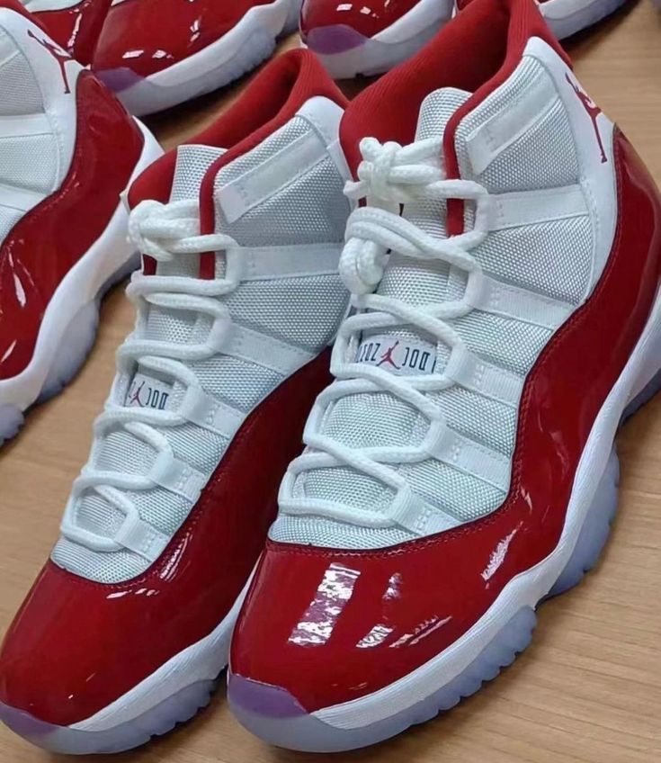 Tenis Nike Jordan, Air Jordan 11 Cherry, Jordans 11, Jordan 11 Cherry, Jordan 11s, Red Jordans, Trendy Shoes Sneakers, Nike Shoes Girls, Jordan Shoes Girls