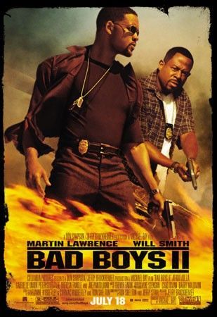 the movie poster for bad boys ii starring martin lawrence and will smith