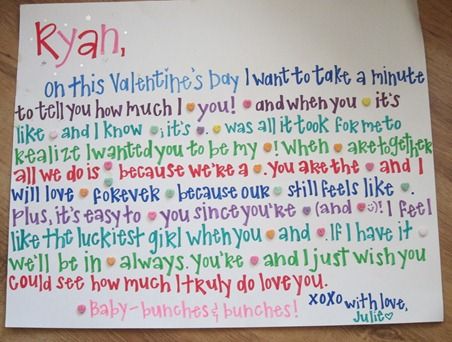 a piece of paper with writing on it that says, kyn oh this valentine's day i want to take a minute