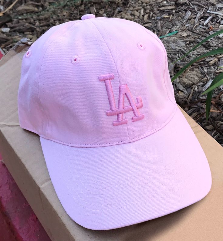 PINK LA, I Love LA Baseball hat Vintage Style Unstructured Cap Adjustable buckle strap closure. 100% Washed cotton. Pink Fitted Hat With Curved Brim, Pink Dad Hat For Spring Streetwear, Pink Dad Hat For Streetwear In Spring, Spring Streetwear Pink Dad Hat, Spring Pink Dad Hat For Streetwear, Pink Curved Visor Dad Hat For Summer, Pink Dad Hat With Curved Visor For Summer, Trendy Pink Dad Hat With Curved Visor, Pink Summer Baseball Cap Dad Hat