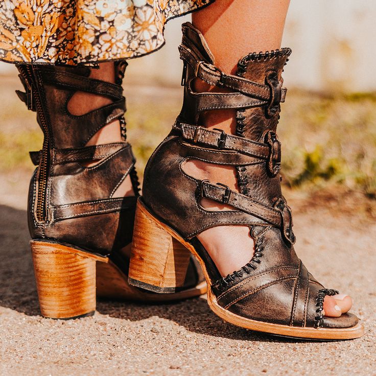 Shop the exclusive BRAVE sandal at FreebirdStores.com. Official site for FREEBIRD STORES. Exclusive Handcrafted Boots & Booties. Free Shipping & Free Returns. Freebird Boots, Cowboys And Angels, Whip Stitch, Handcrafted Boots, Pump It Up, Fancy Shoes, Outfit Inspo Fall, Stitch Design, Stacked Heel