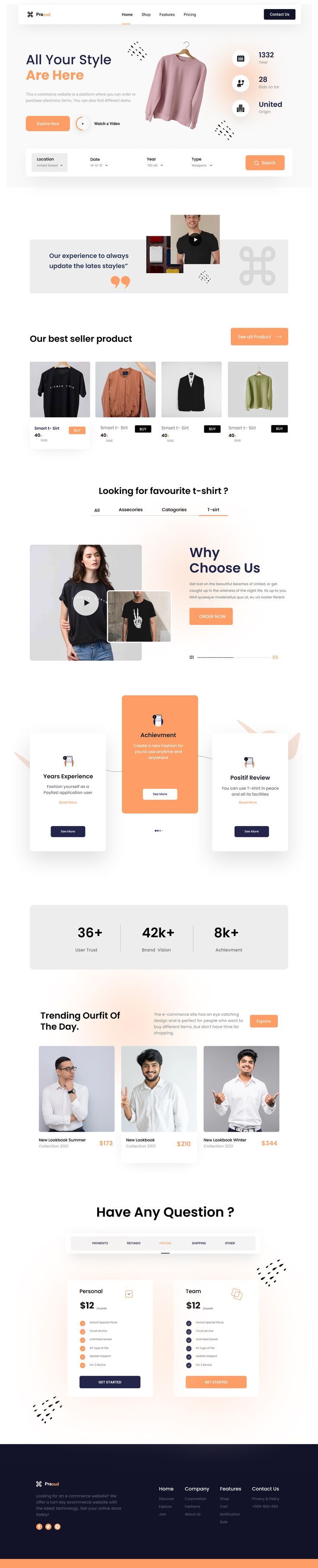 https://uikit.to/ Simple Website Design, Fashion Web Design, Web Design Examples, Fashion Poster Design, Ecommerce Web Design, Ui Design Website, Creative Web Design, Ecommerce Web, Web Design Projects