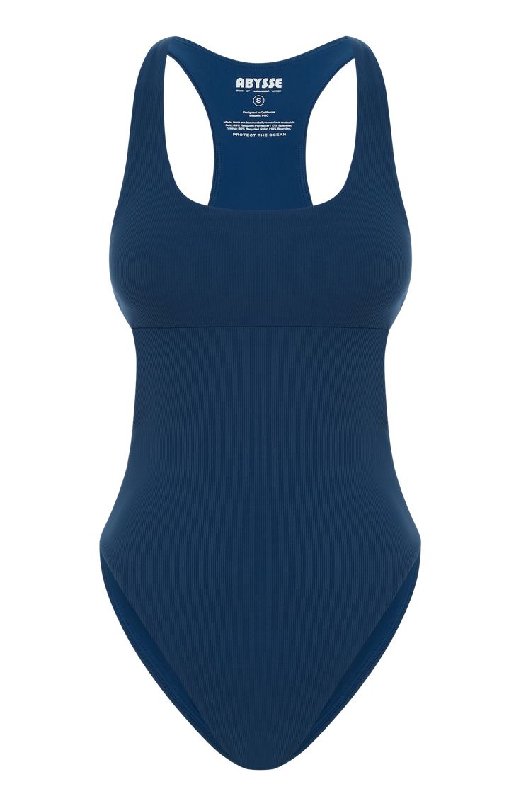 a women's swimsuit in blue