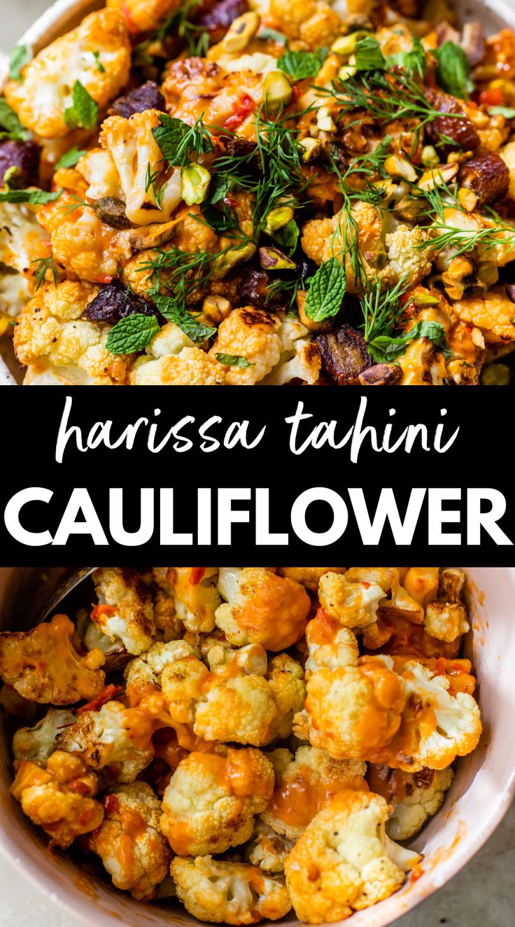 this cauliflower dish is loaded with lots of flavor