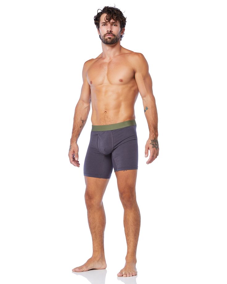 These longer boxer briefs come with (big sigh of relief) a functional fly! Sustainably made from a so-soft modal fabric. In a compressive style that can be worn effortlessly under all the pants in your closet. | 6" Biker Brief With Fly for Women by Wood Underwear from Wantable Casual Compression Boxer Briefs For Yoga, Sports Boxer Briefs With Soft Touch Stretch, Sports Stretch Boxer Briefs With Soft Touch, Gray Stretch Breathable Boxer Briefs, Functional Stretch Boxer Briefs, Stretch Boxer Briefs With Built-in Shorts For Workout, Functional Compressive Short Length Boxer Briefs, Athleisure Compressive Anti-odor Boxer Briefs, Compression Multi-pack Boxer Briefs