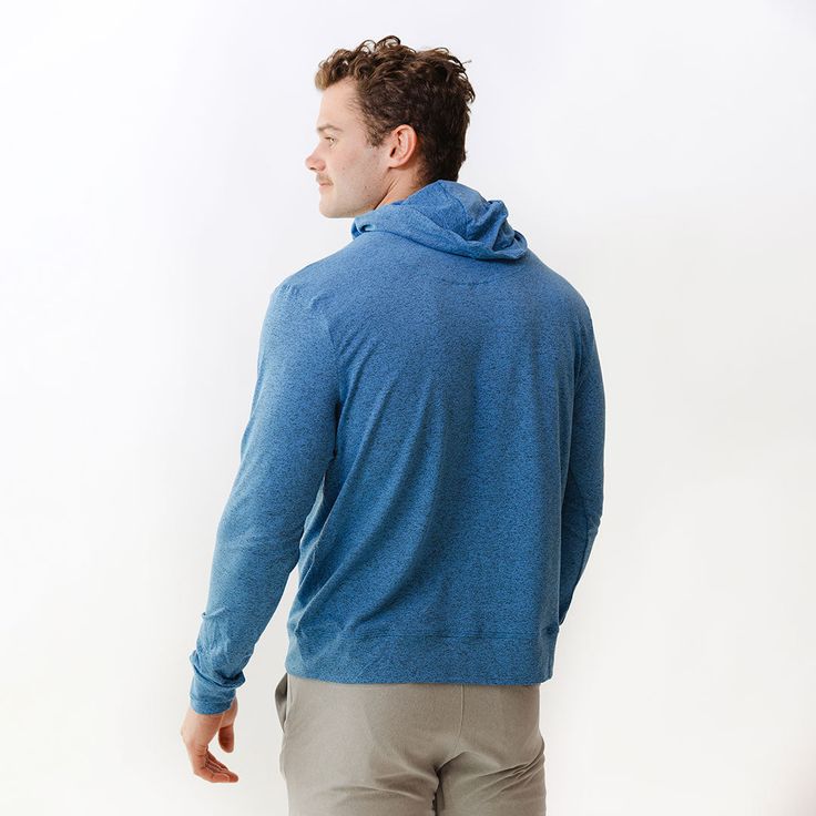 A no-nonsense athleisure men's hoodie that's designed for travel! Featuring a drawstring hood and fitted long sleeves, it's the perfect addition to your wardrobe. (Seriously, you can't go wrong with this one.) Men's sweatshirt 4-way stretch Soft, breathable fabric Winter Hooded Jacket With Functional Drawstring, Casual Hoodie Activewear With Adjustable Hood, Casual Midweight Hoodie With Adjustable Hood, Casual Activewear Hoodie With Adjustable Hood, Casual Activewear With Drawstring Hood For Outdoor Activities, Casual Activewear With Drawstring Hood For Outdoor, Athleisure Tops With Adjustable Hood, Long Sleeve Hoodie With Drawstring For Outdoor, Stretch Hoodie With Drawstring Hood For Outdoor Activities