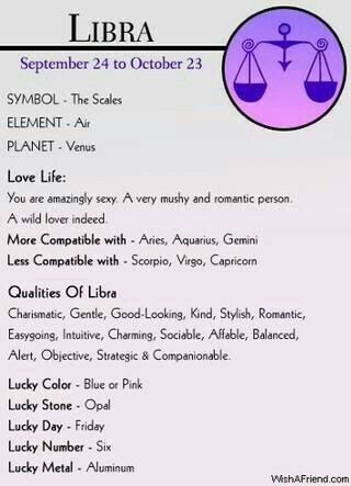 the libra zodiac sign is shown in purple and black, as well as other symbols