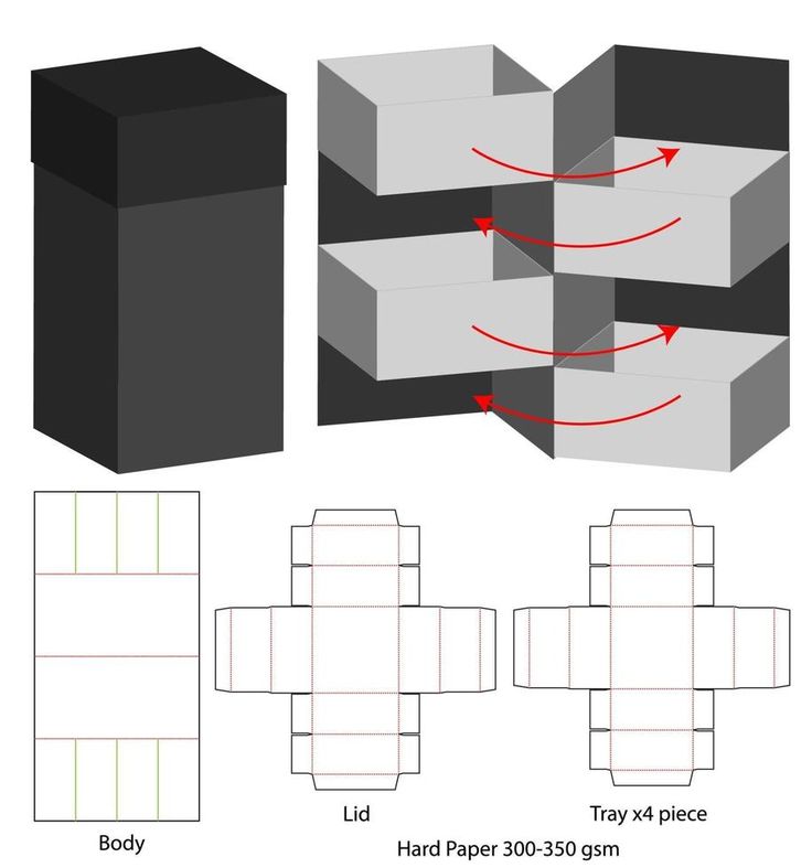 the instructions for how to make an origami box