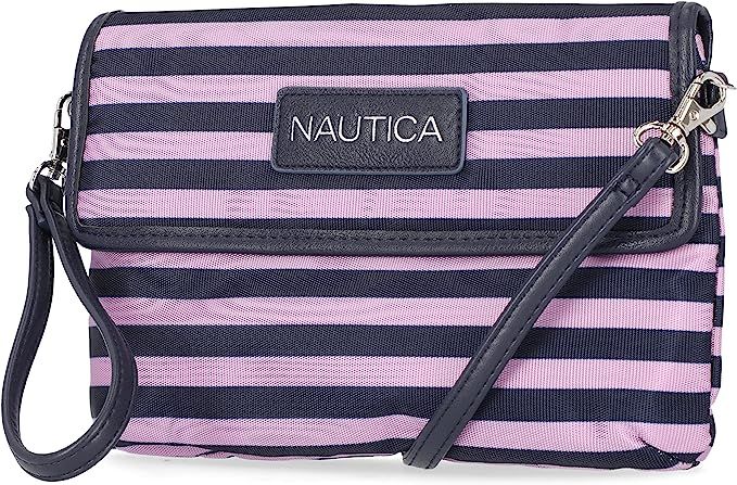 NAUTICA CROSSBODY PURSE FOR WOMEN - Each cross body bag includes: RFID Blocking, 1 large interior pocket, 1 interior zipper coin and change pocket, exterior zippered pocket, removable wristlet strap and magnetic snap button closing Purse For Women, Wallet Wristlet, Crossbody Wallet, Mini Crossbody, Cross Body Bag, Crossbody Purse, Body Bag, Snap Button, Purses Crossbody