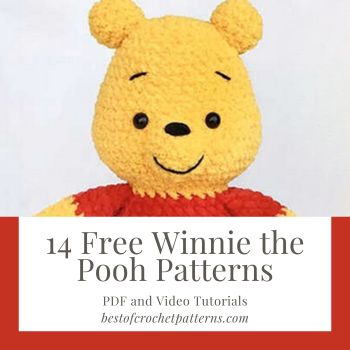 14 Free Winnie The Pooh Crochet Patterns Crochet Projects Winnie The Pooh, Winnie The Pooh Crochet Patterns Free Hats, Pooh Lovey Crochet Pattern, Crochet Pattern Winnie The Pooh, Pooh Bear Amigurumi Free Pattern, Crochet Winnie The Pooh Applique, Winnie The Pooh Amigurumi Pattern, Vintage Winnie The Pooh Crochet Pattern, Piglet Crochet Pattern Free Winnie The Pooh