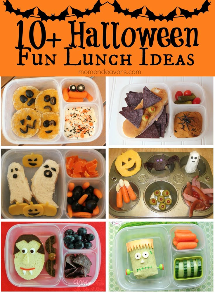 halloween lunch ideas for kids that are fun and easy to make