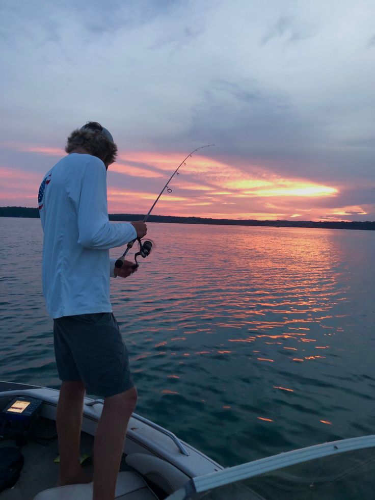 person fishing with a sunset in background. Dock In Minecraft, Fishing Sunset, Fishing Couples, Cute Country Couples, Fishing Dock, Country Couples, Country Summer, Fishing Pictures