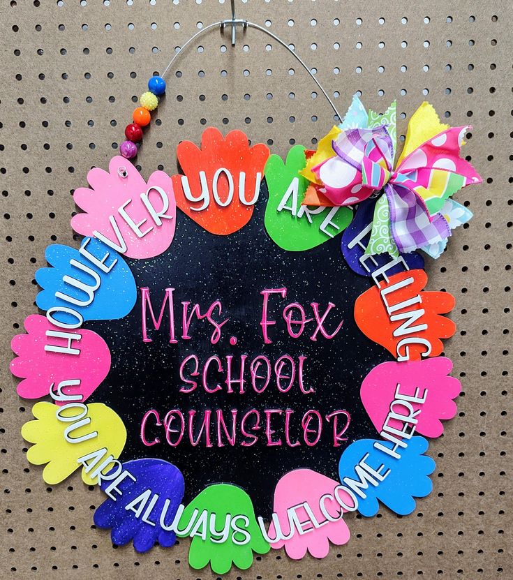 a sign that says, you are awesome and mrs fox school council