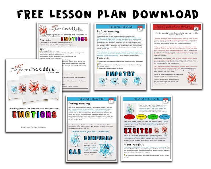 the lesson plan is shown in four different colors