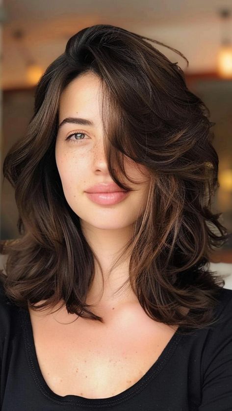 Hair Cuts For Thick Hair Medium Layered, Fun Haircuts, Haircuts Women, Blonde Layered Hair, Women Haircuts, Medium Haircuts, Layered Haircuts For Medium Hair, Medium Layered Haircuts, Youthful Style