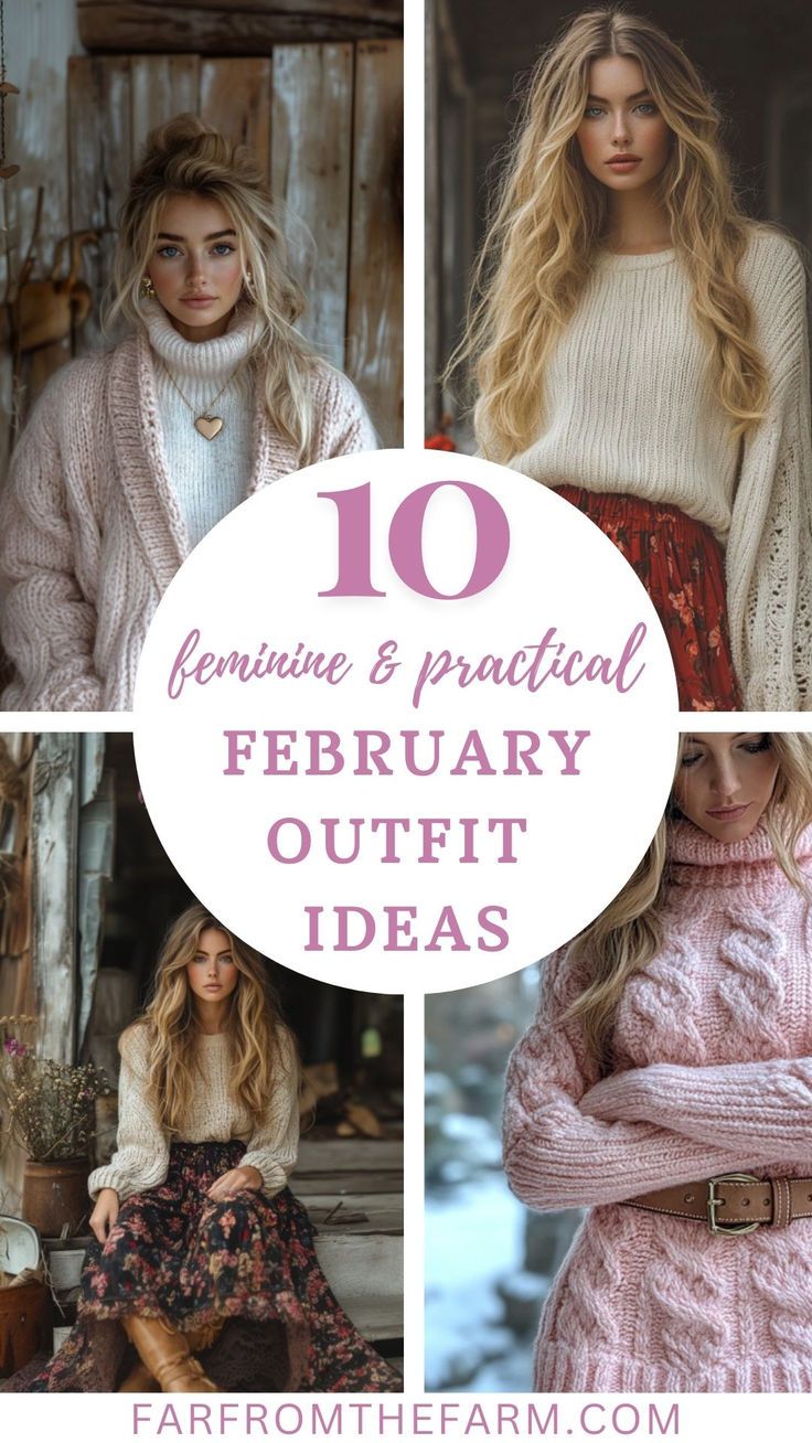 February Outfit Ideas Modest Valentines Outfits For Women, Valentines Day Outfits Vintage, Warm Valentines Day Outfit, February Aesthetic Outfit, February Fashion Outfits, Chic Valentines Day Outfit, Warm Feminine Outfit, Valentines Day Teacher Outfit, Valentines Inspired Outfits