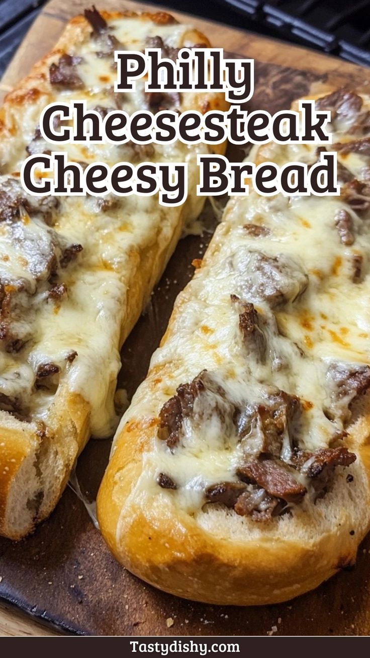 Irresistible Philly Cheesesteak Cheesy Bread Recipe You Must Try! Philly Cheesesteak Bread, Philly Cheesesteak French Bread, Philly Cheesesteak Garlic Bread, Philly Cheese Steak Cheesy Bread, Philly Cheese Steak French Bread Pizza, French Bread Philly Cheese Steak, Cheesy Steak Stuffed French Bread, Cheesesteak French Bread, Cheesesteak Bread