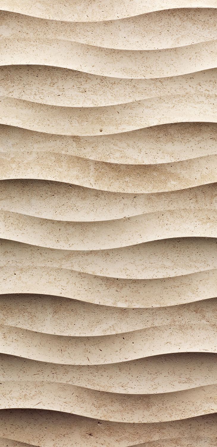 the texture of sand is made up of wavy lines and curves in shades of beige