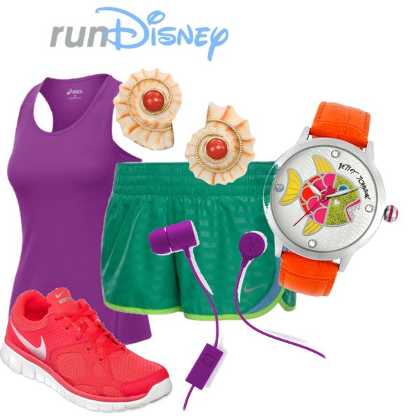 Disney Marathon Outfit, Rundisney Outfits, Ariel Disneybound, Rundisney Costumes, Disney Running Outfits, Disney Half Marathon, Disney Running, Little Mermaid Outfit, Disney Races