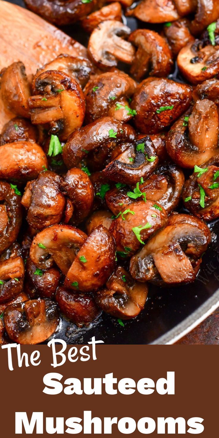 the best sauteed mushrooms with parsley is an easy and delicious side dish