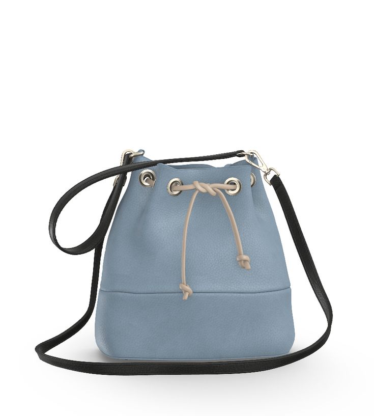 Steel Blue/Black Blue Crossbody Bucket Bag For Errands, Blue Shoulder Bucket Bag For Everyday Use, Blue Crossbody Bucket Bag For Everyday Use, Versatile Blue Bags With Leather Handles, Blue Bucket Bag With Removable Pouch For Everyday, Blue Bucket Bag With Leather Handles For Everyday Use, Blue Bucket Bag For Travel, Blue Bucket Bag For Everyday, Blue Shoulder Bag Pouch For Everyday Use