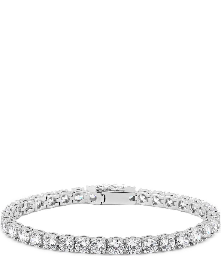 Shop for Nadri Cubic Zirconia Tennis Line Bracelet at Dillard's. Visit Dillard's to find clothing, accessories, shoes, cosmetics & more. The Style of Your Life. Adjustable Silver Diamond Bracelet With Prong Setting, Diamond White Bracelets With Sparkling Stones, Round, Fine Jewelry Metal Round Bracelets, Formal White Cubic Zirconia Chain Bracelet, White Cubic Zirconia Chain Bracelet For Formal Occasions, Adjustable Sterling Silver Tennis Bracelet With Brilliant Cut, Elegant Metal Bracelets With Sparkling Stones, Luxury Metal Bracelet With Sparkling Stones, Luxury Metal Bracelets With Sparkling Stones